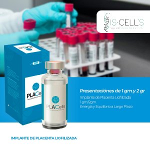 Implante de placenta liofilizada